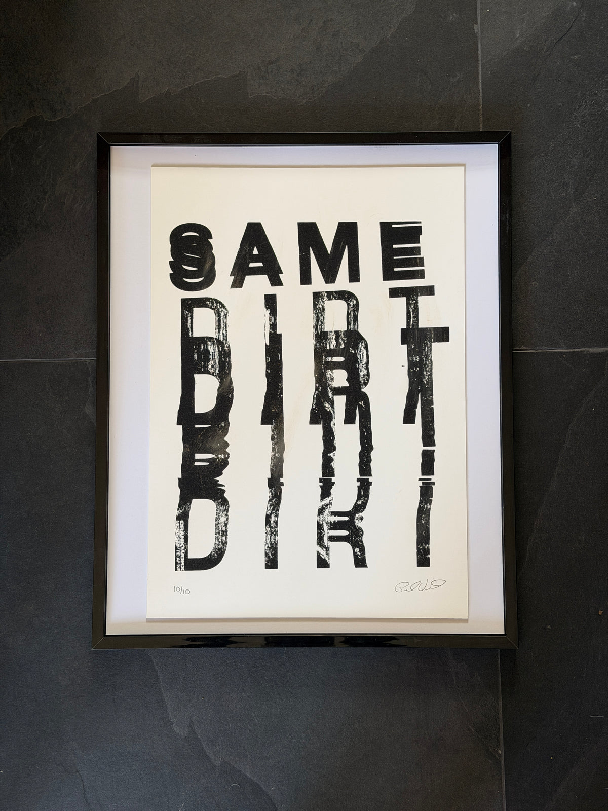 SAME DIRT POSTER
